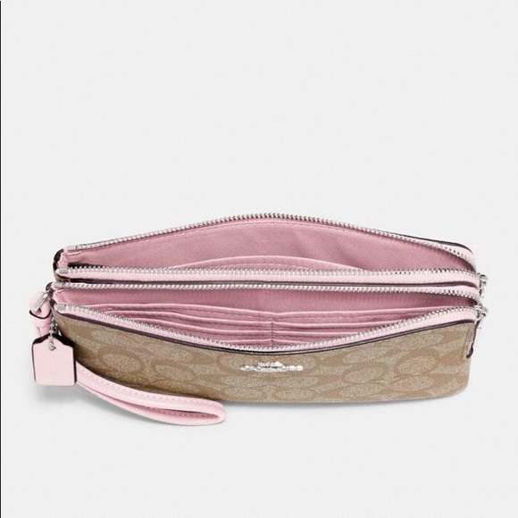 NWT Coach Signature Double Zip Wallet - Picture 2 of 8